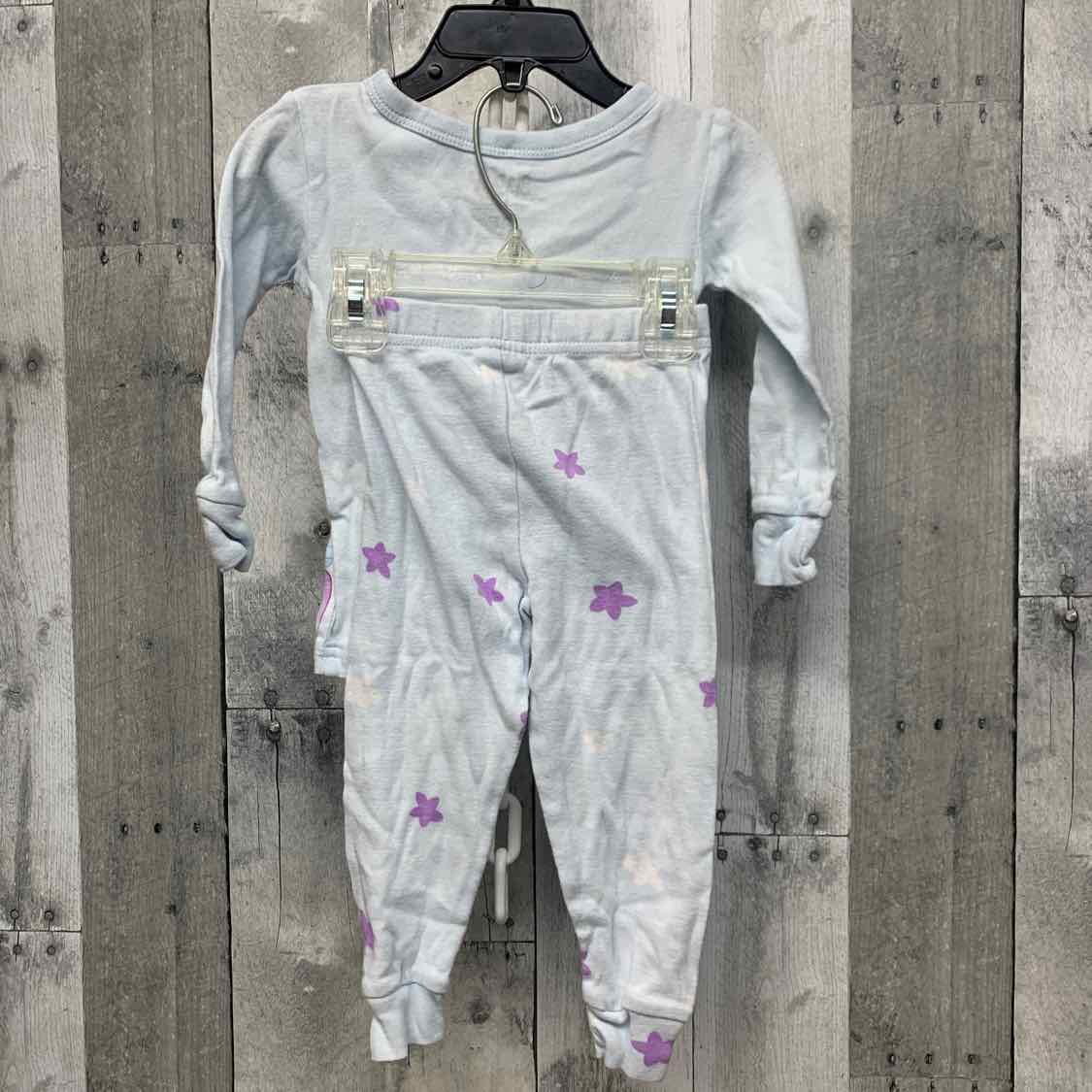 Size 2T Blue Graphic Disney 2pc PJs