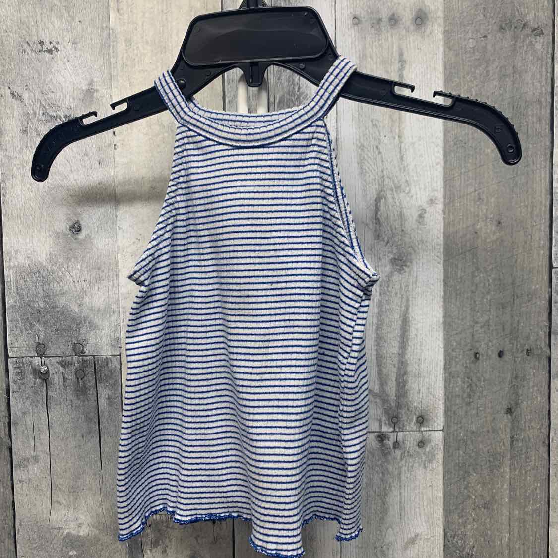 Size 5 Blue Striped Zara Tank Top