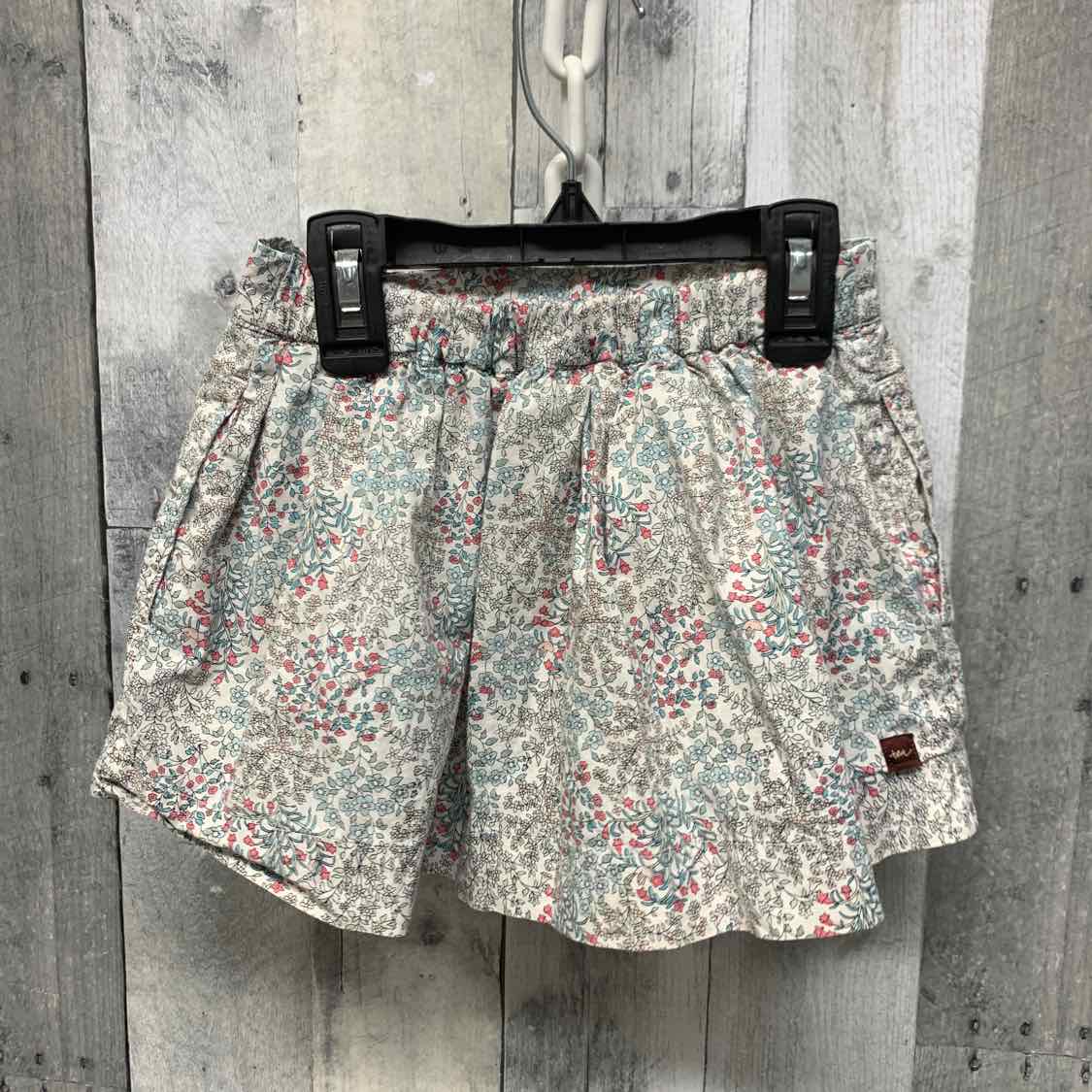 Size 3T White Print Tea Skirt