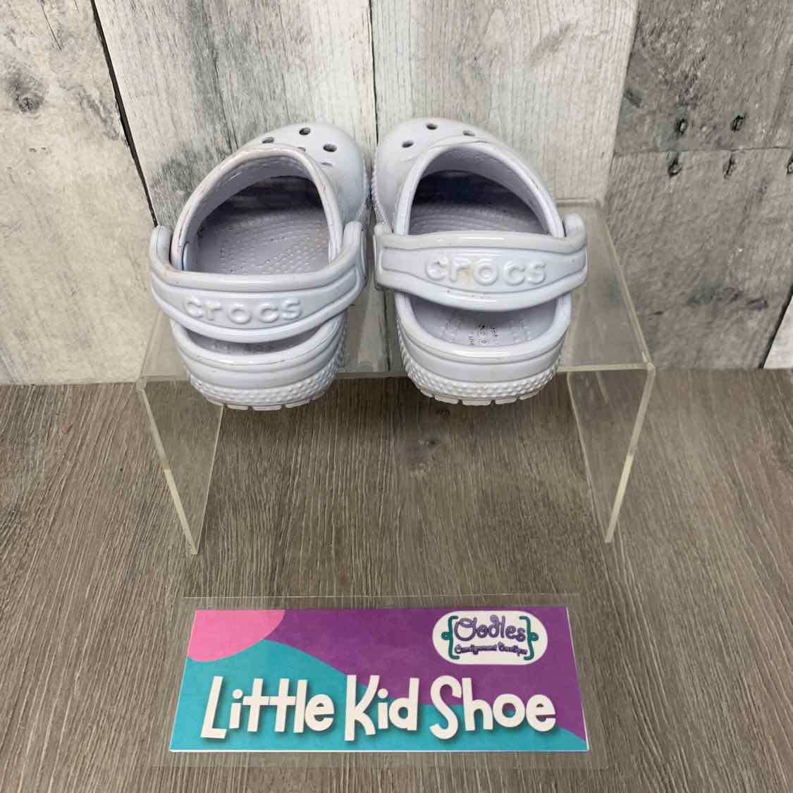 Size 4 Gray Crocs Water Shoes
