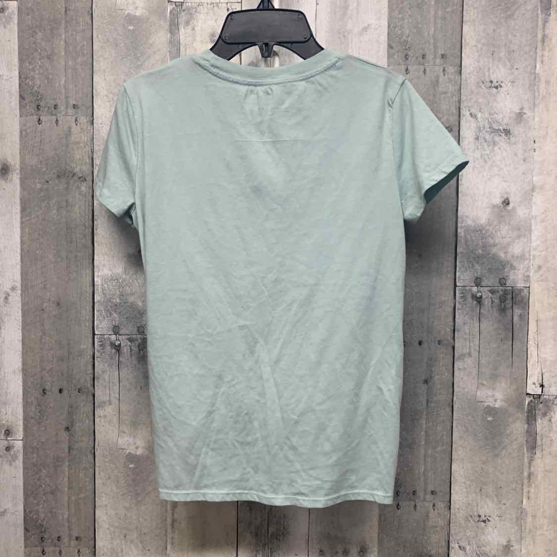 Size 11/12 Teal/White Abercrombie T Shirt