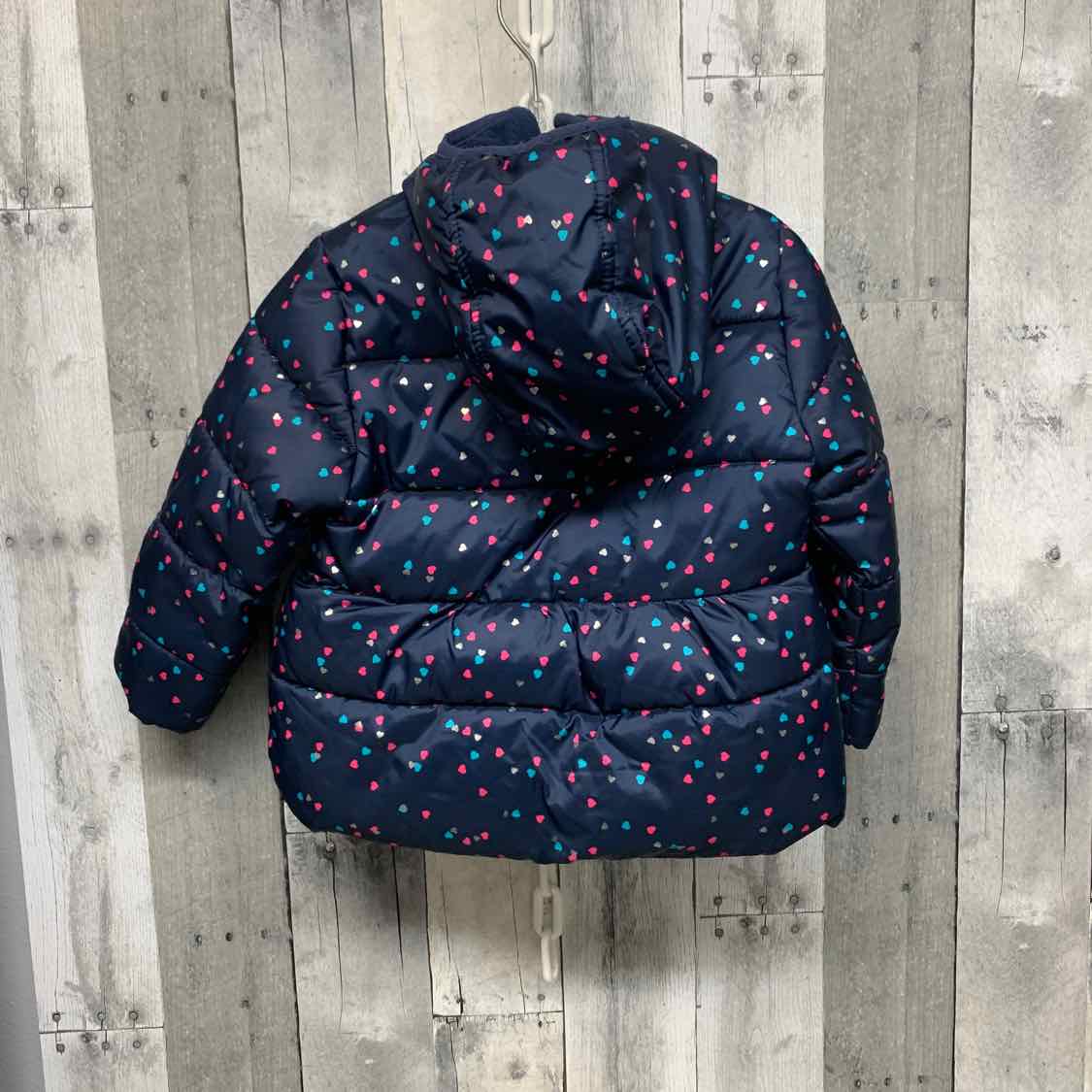 Size 3T Navy Print Wonder Nation Snow Jacket