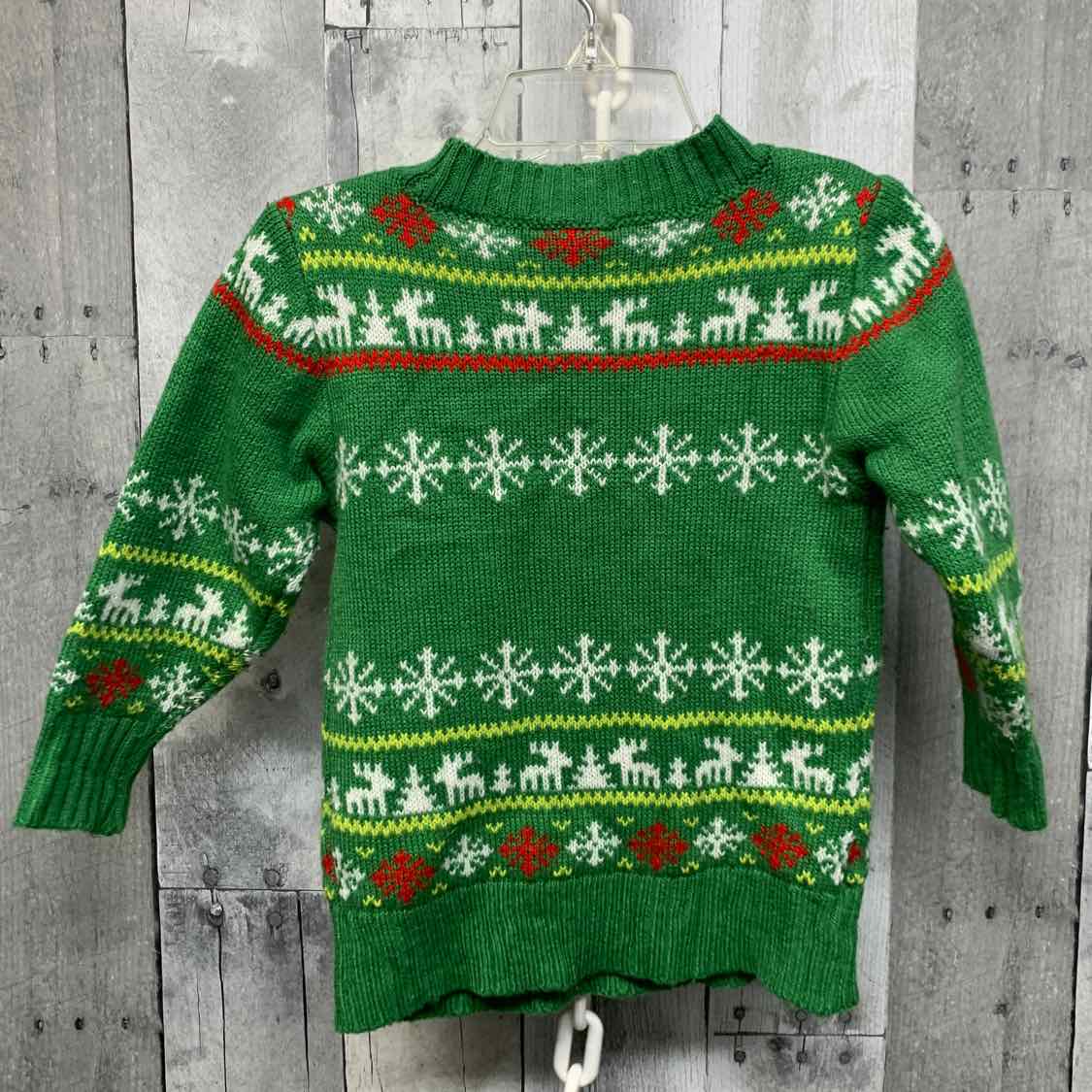 Size 2T Green Print Dr Seuss Sweater