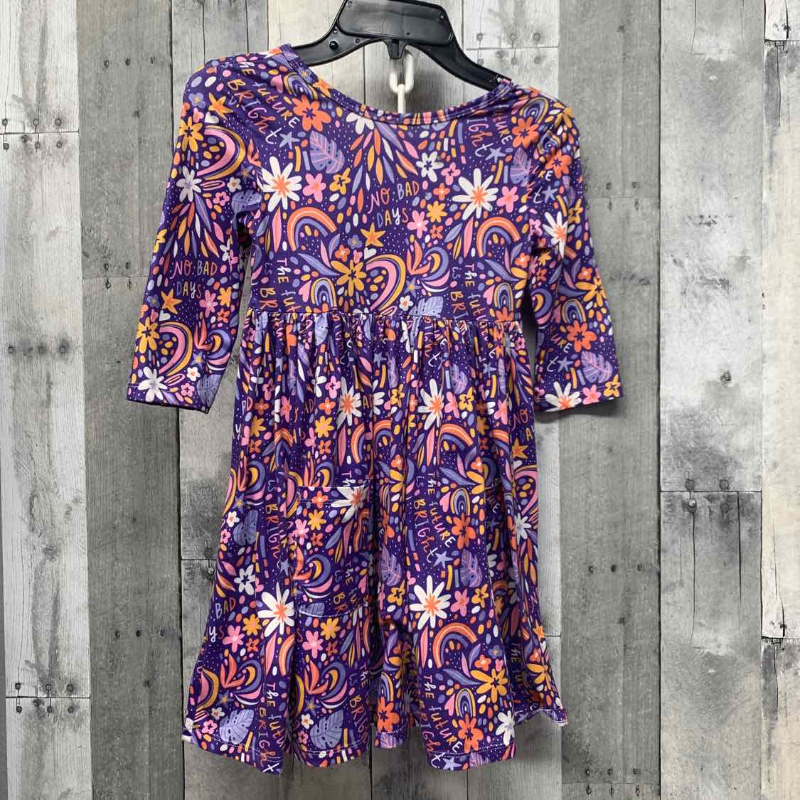 Size 5/6 Purple Print B Brand Dress