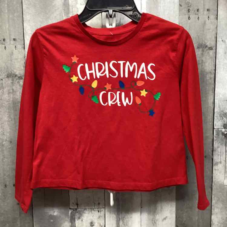 Size 7/8 Red Holiday Brands Long Sleeve Shirt