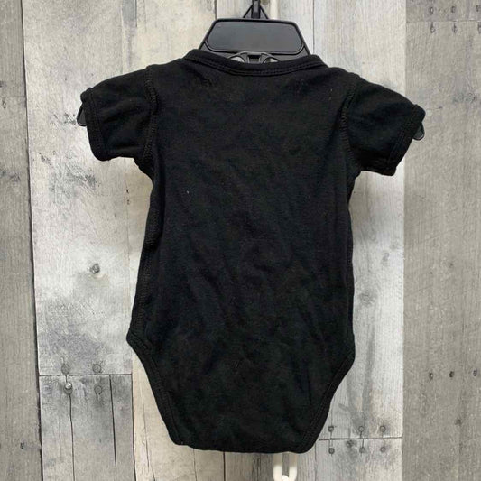 Size 6 Months Black Graphic B Brand Bodysuit