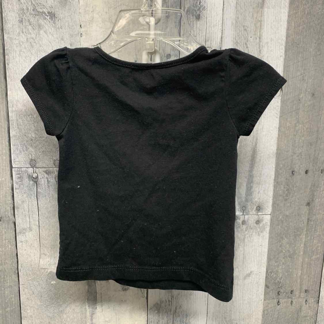 Size 18 Months Black Graphic Holiday Brands T Shirt