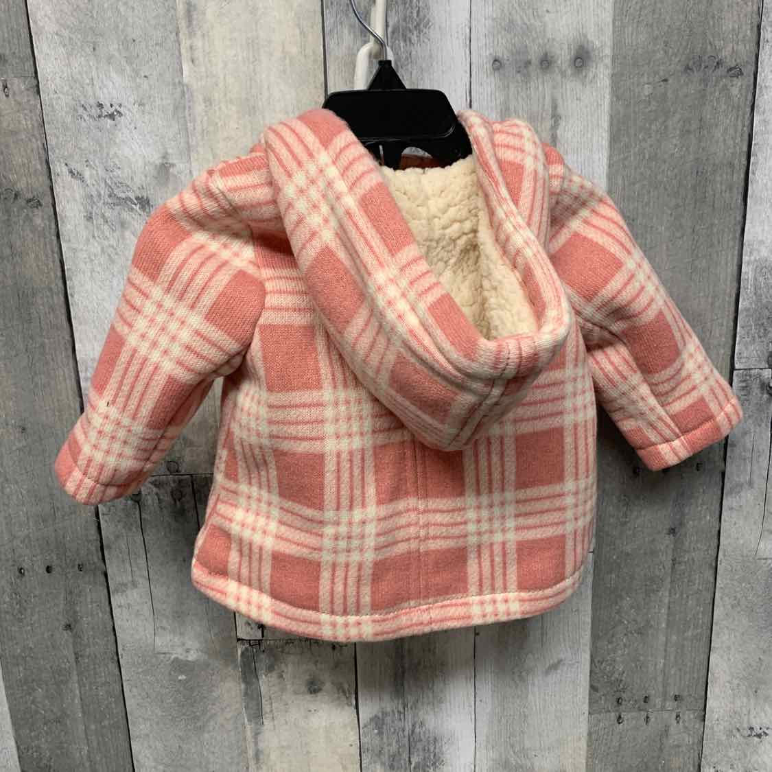 Size 3-6 Months Pink Plaid Old Navy Heavy Jacket