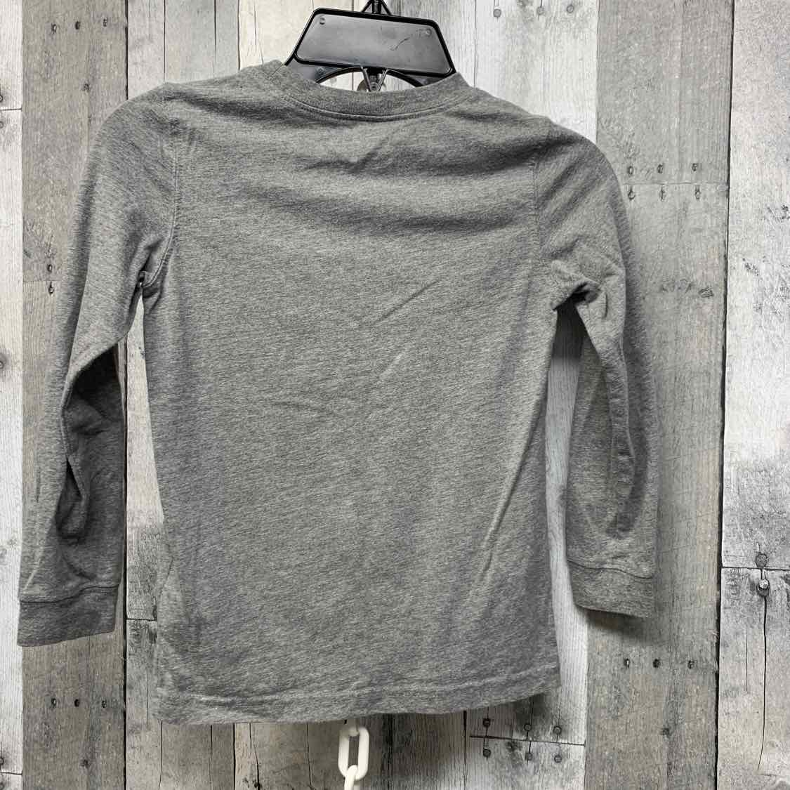 Size 5 Gray Graphic Carter's Long Sleeve Shirt