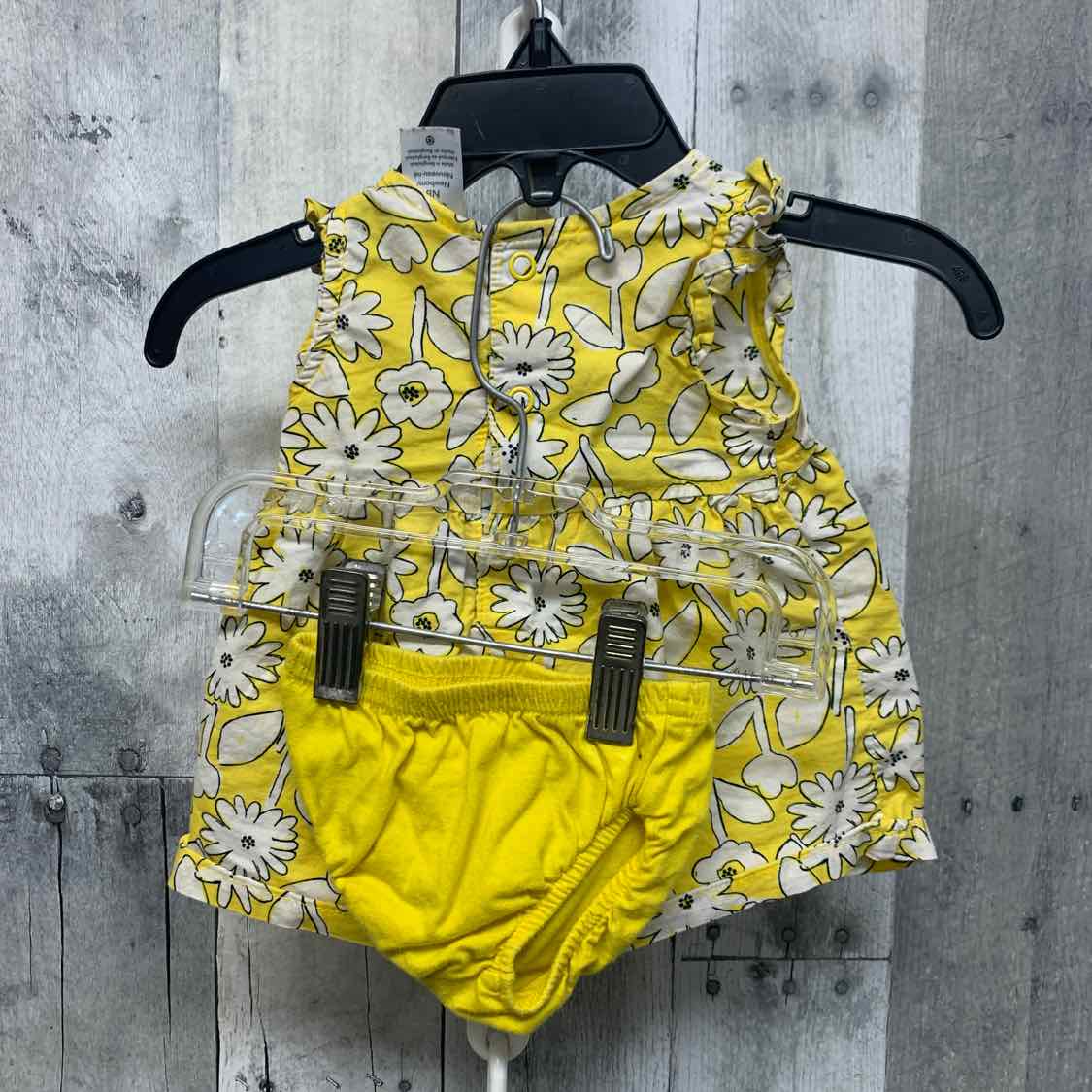 Size Newborn Yellow Just One You 2pc Dress