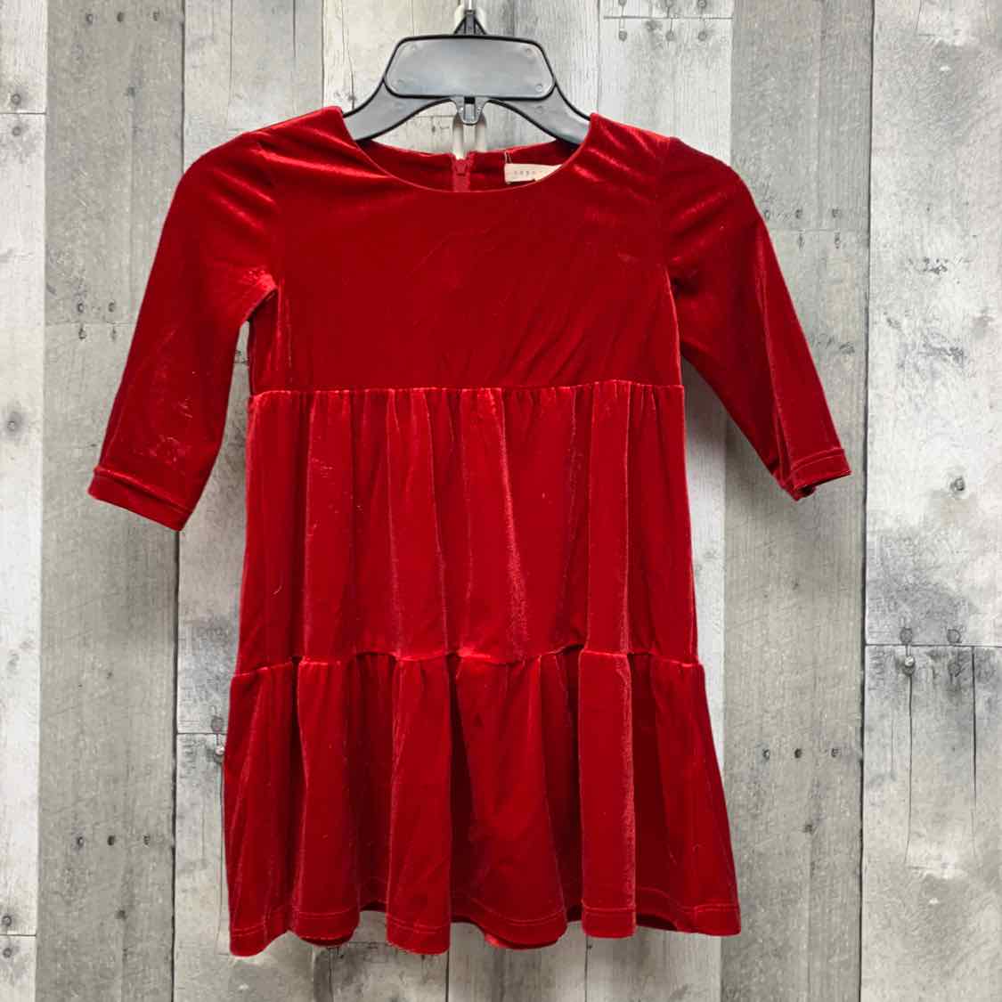 Size 4 Red Copper Key Dress