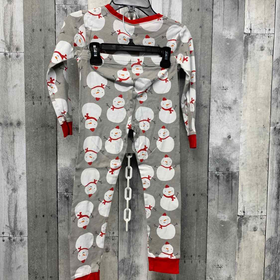 Size 7 Gray Print Carter's 2pc PJs