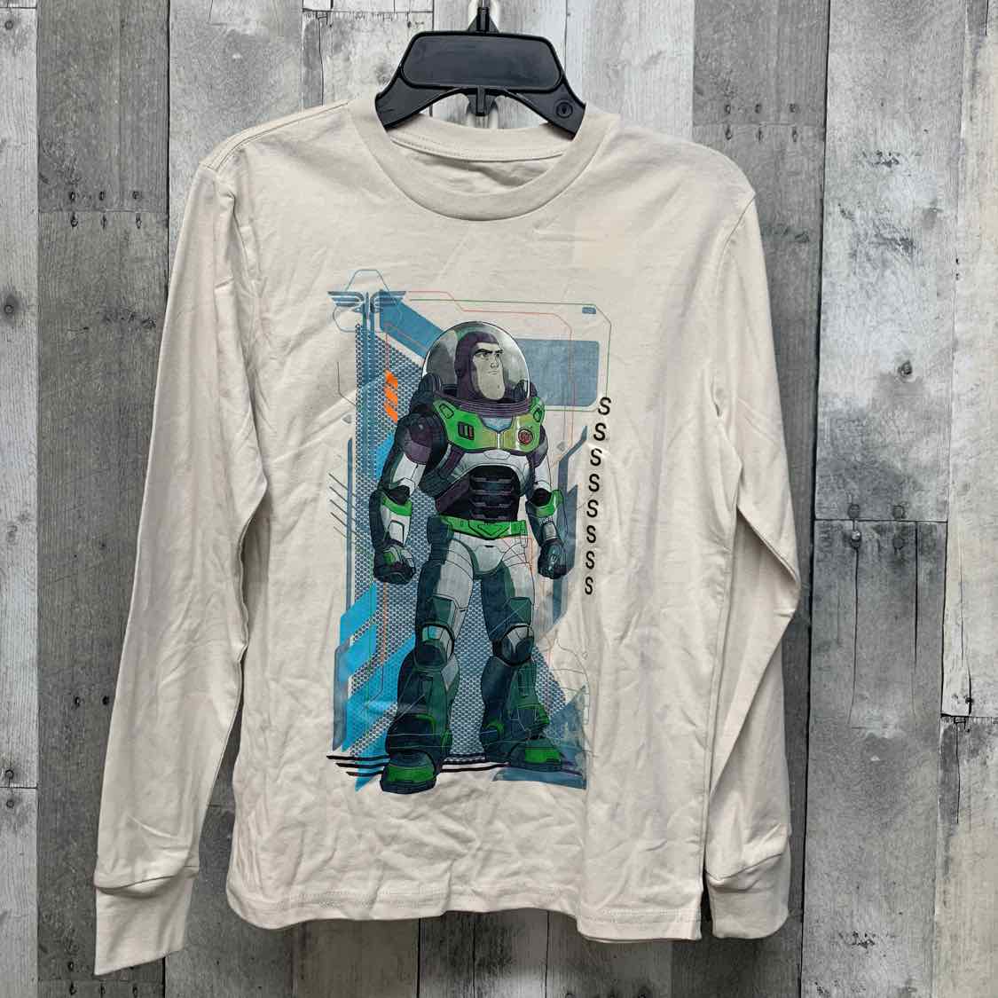 Size Small Gray Graphic Disney Long Sleeve Shirt