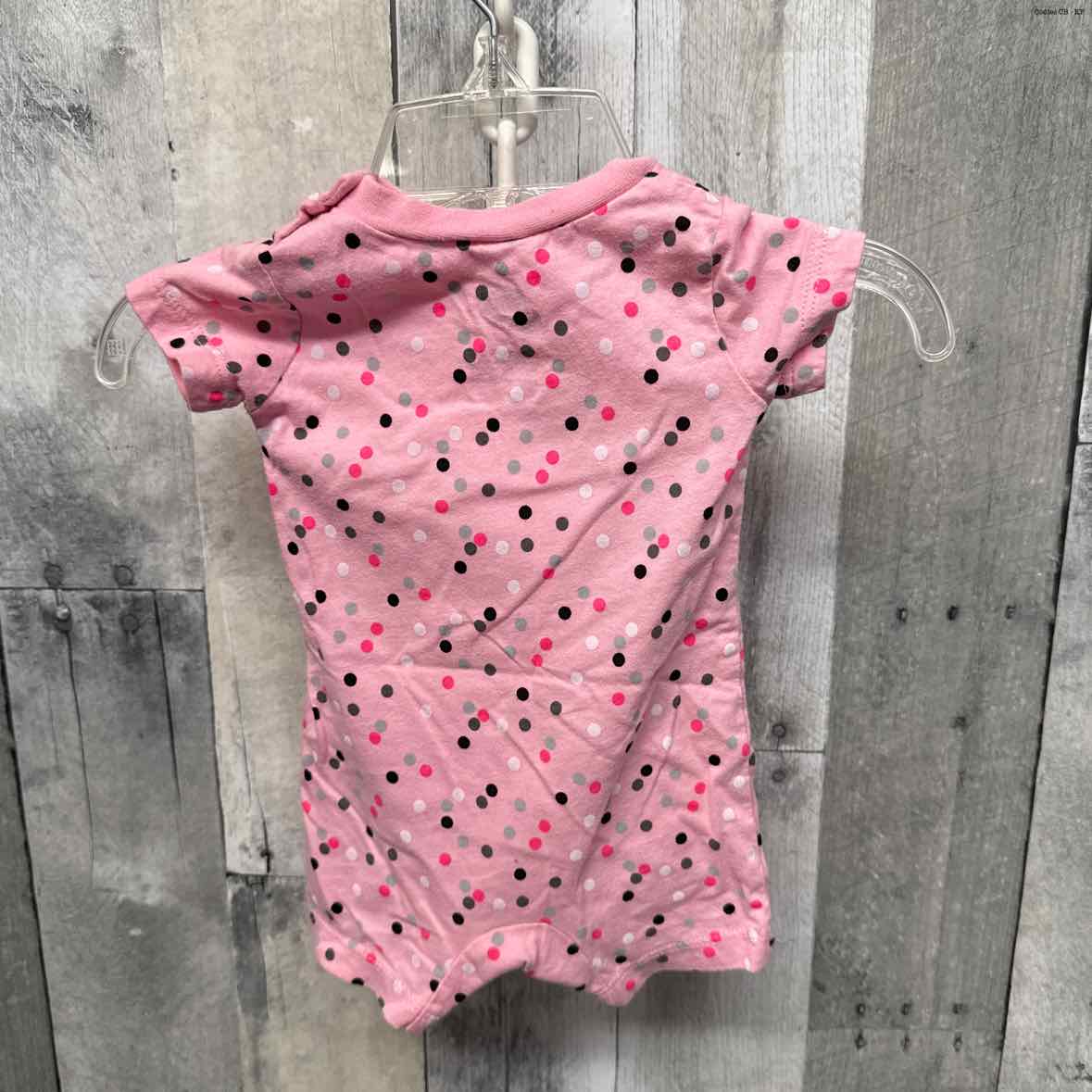 Size Newborn Pink/Gray Sport Brand Romper