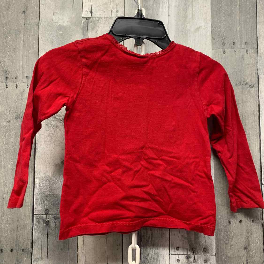 Size 4T Red Holiday Brands Long Sleeve Shirt