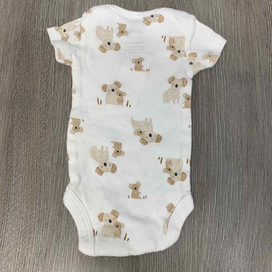 Size Preemie White Print Child of Mine Bodysuit