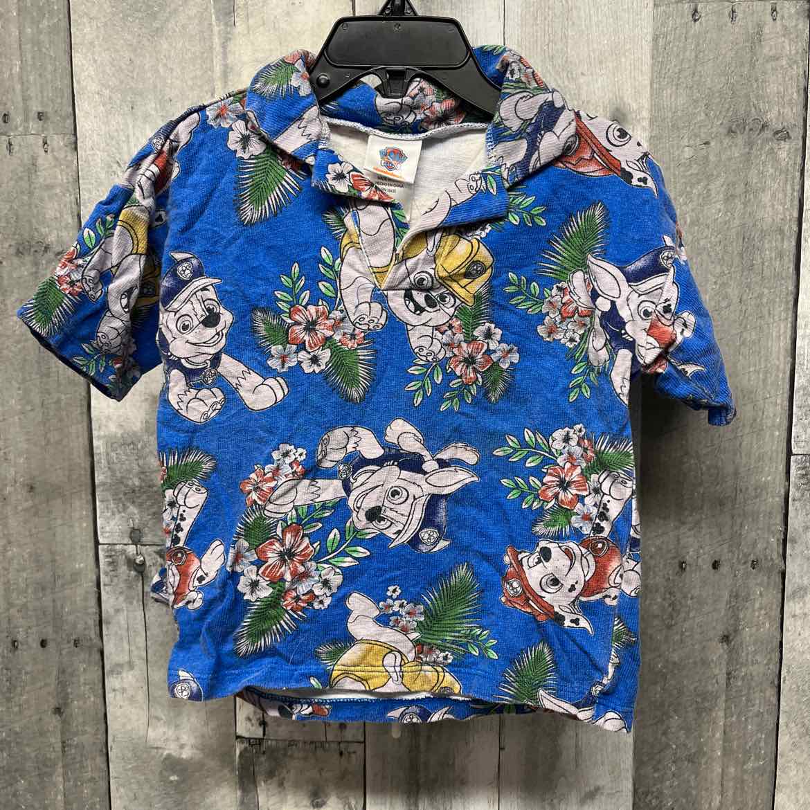 Size 2T Blue Graphic Paw Patrol Shirt/Shorts