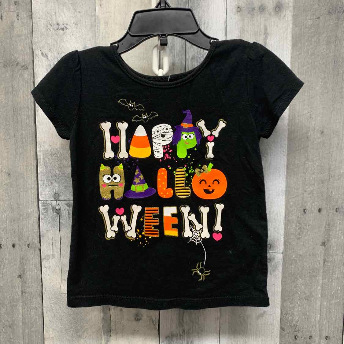 Size 3T Black/Orange Holiday Brands T Shirt