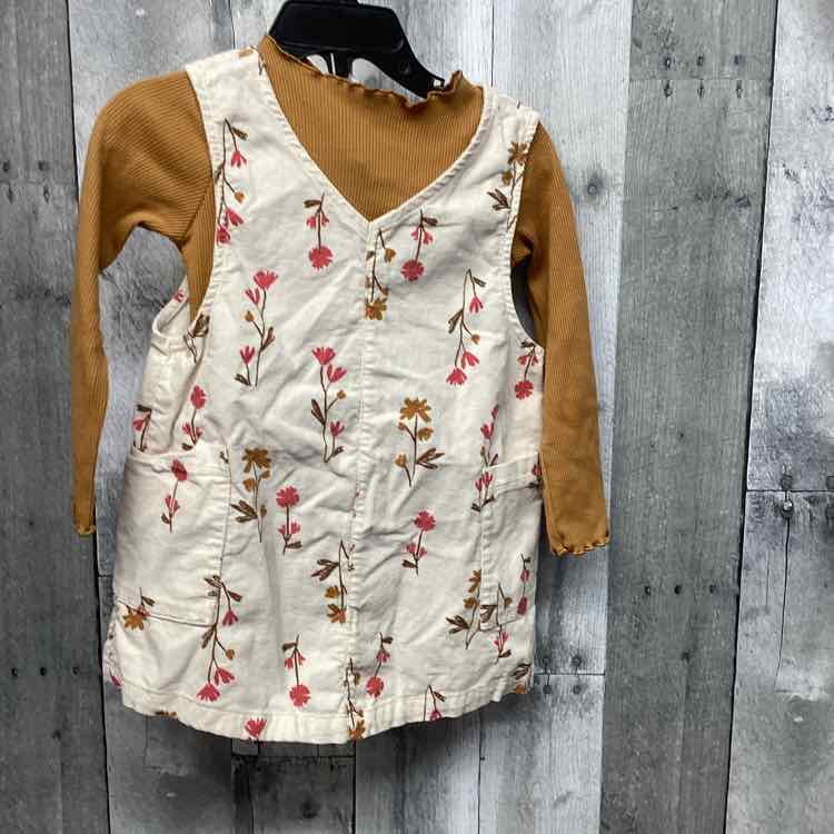 Size 2T Ivory/Yellow Child of Mine Shirt/Jumper