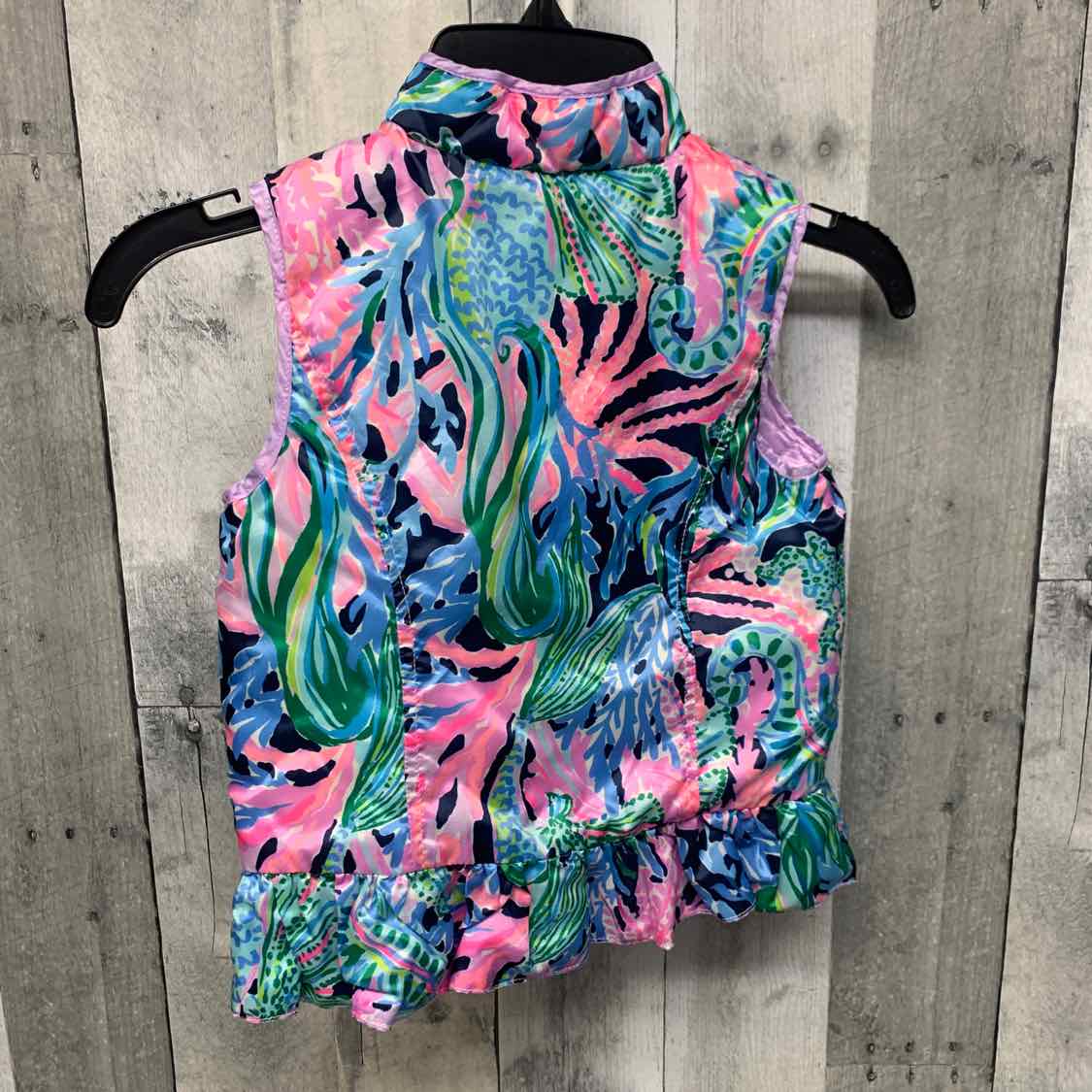 Size 5T Blue/Purple Lilly Pulitzer Vest - Outer