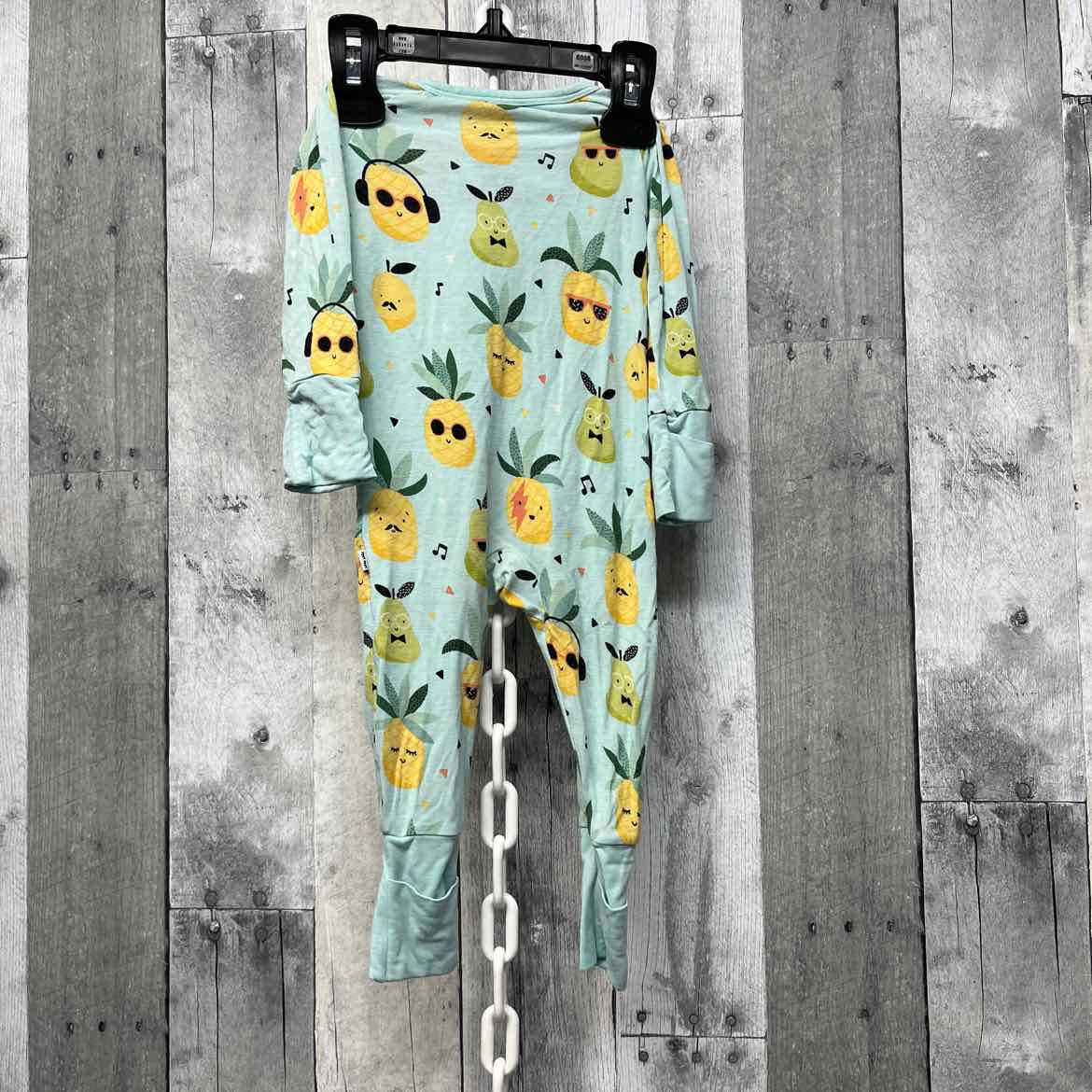 Size 0-3 Months Mint Print Little Sleepies Footy PJs