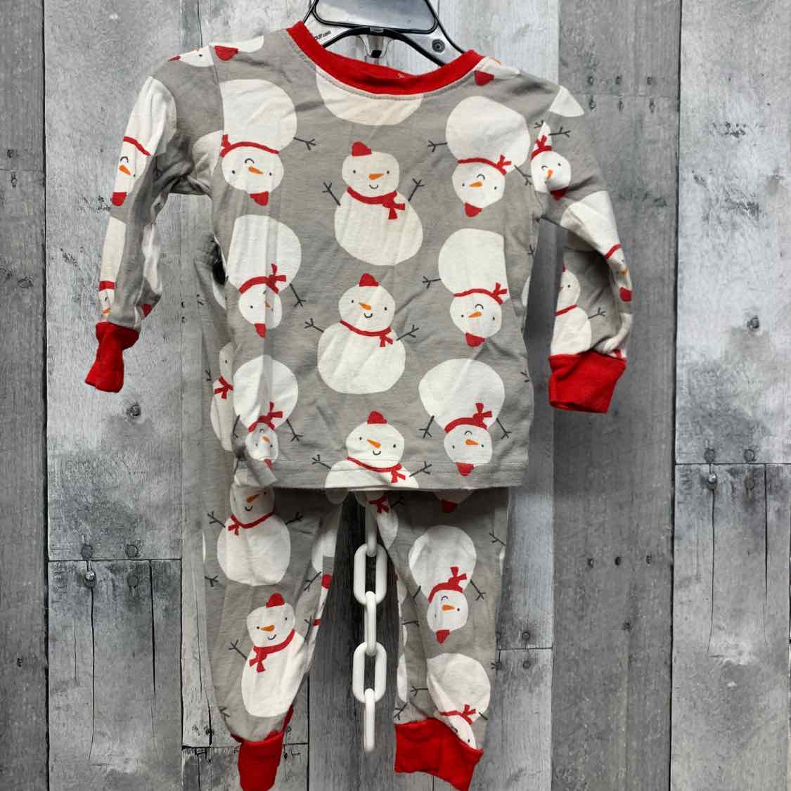 Size 12 Months Gray/Red Carter's 2pc PJs