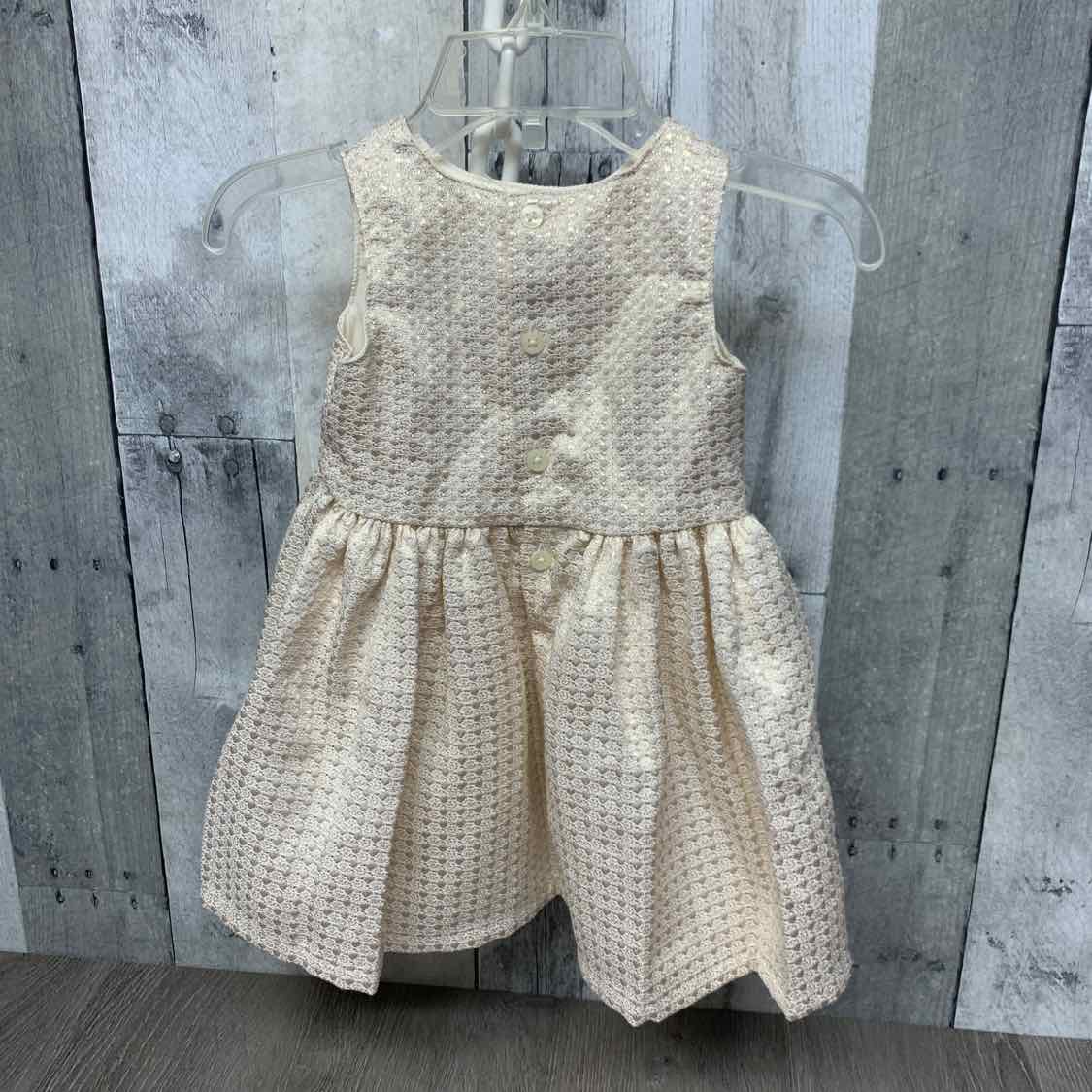 Size 6 Months Gold Carter's Dress
