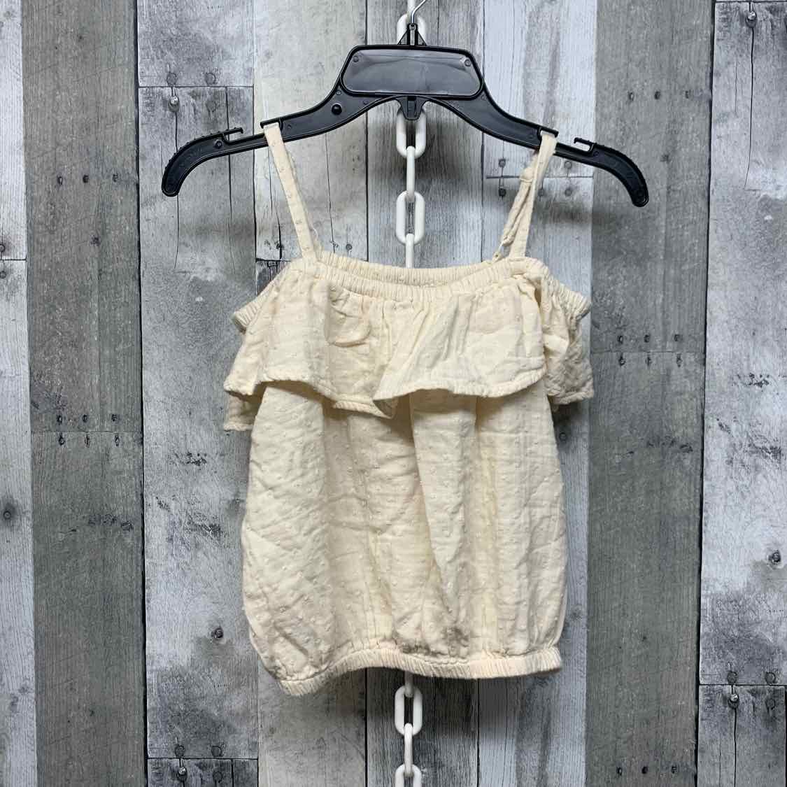 Size 8 Ivory Old Navy Short Sleeve Shirt