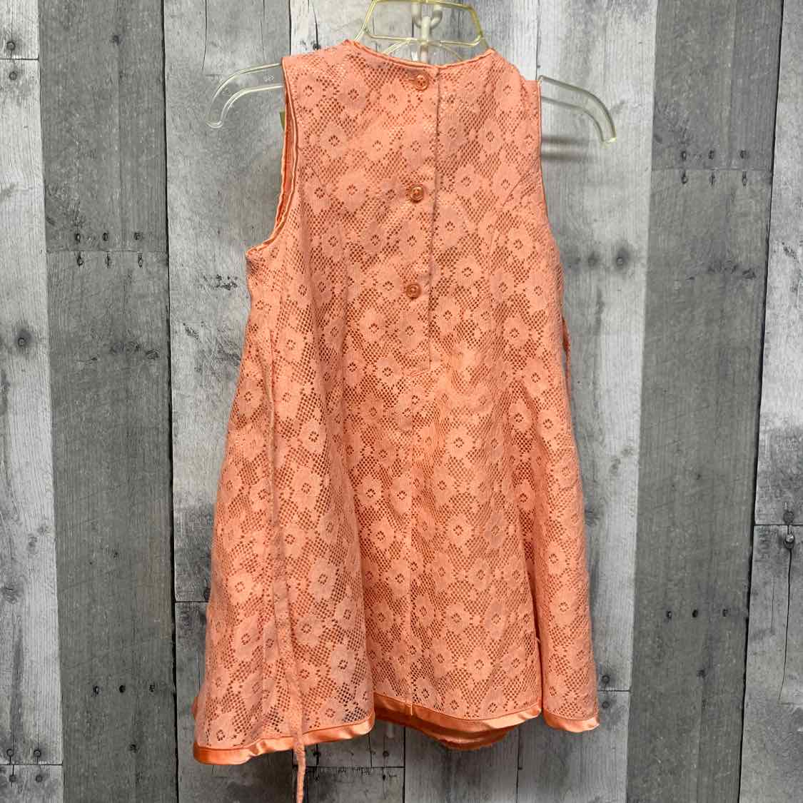 Size 3T Peach Holiday Brands Dress