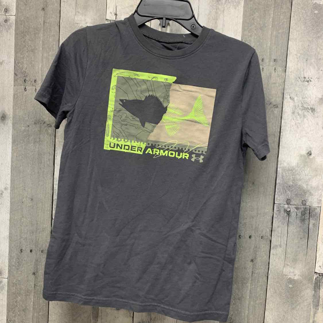 Size Medium Gray Graphic Sport Brand T Shirt