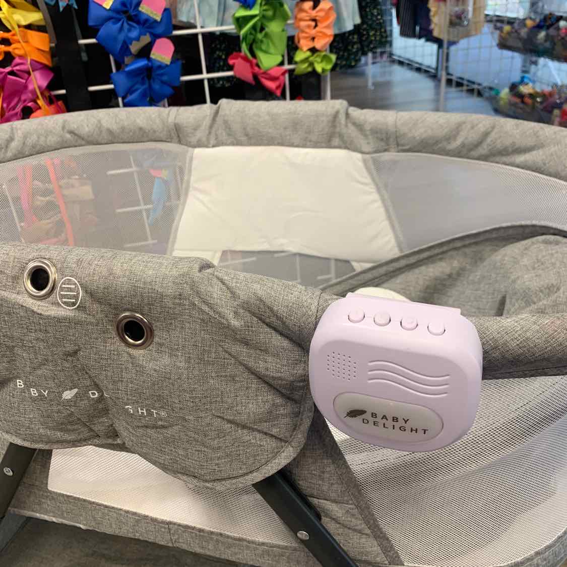 Baby Delight Gray Bassinet