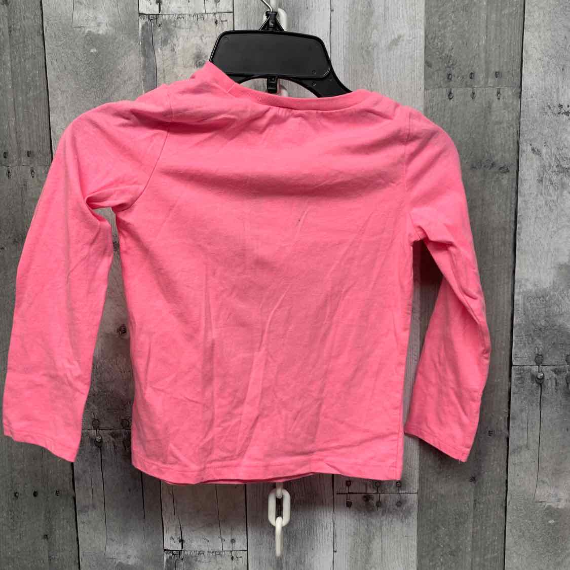 Size 5T Pink Graphic Osh Kosh Long Sleeve Shirt