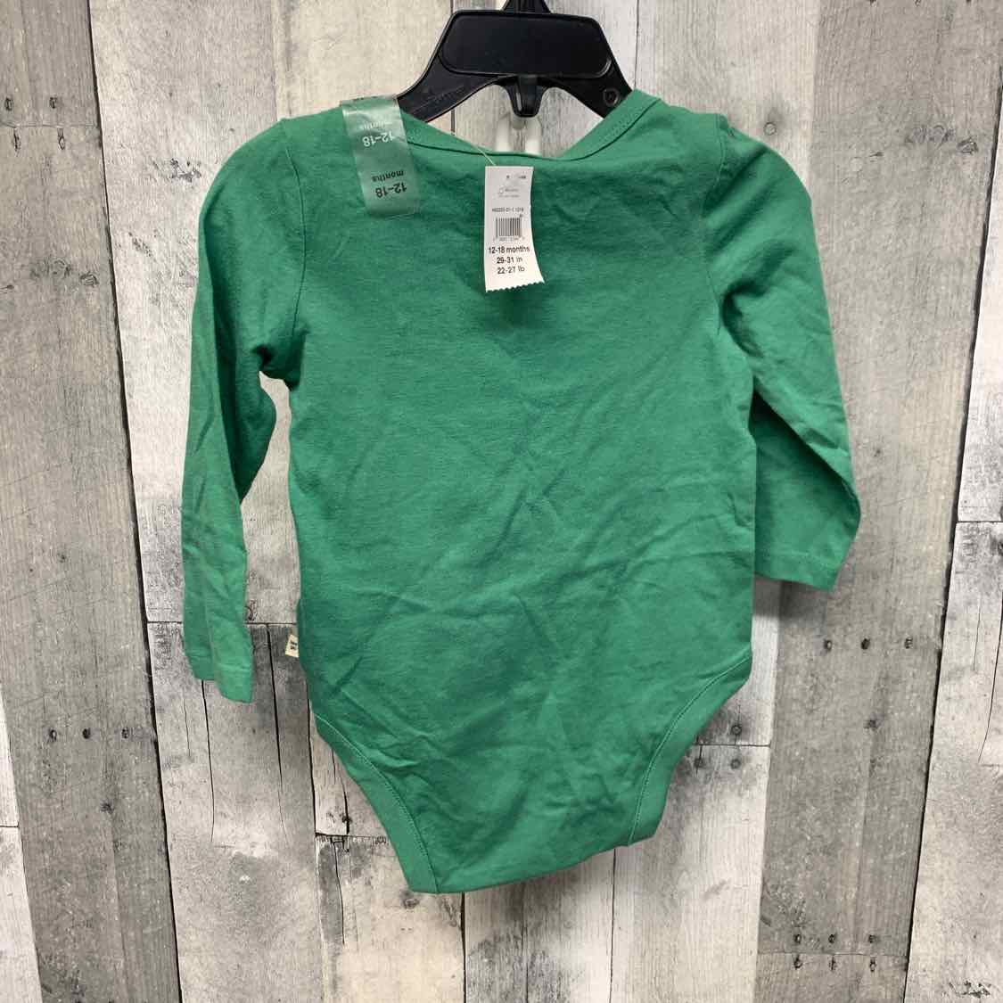 Size 12-18 Months Green Graphic Gap Bodysuit