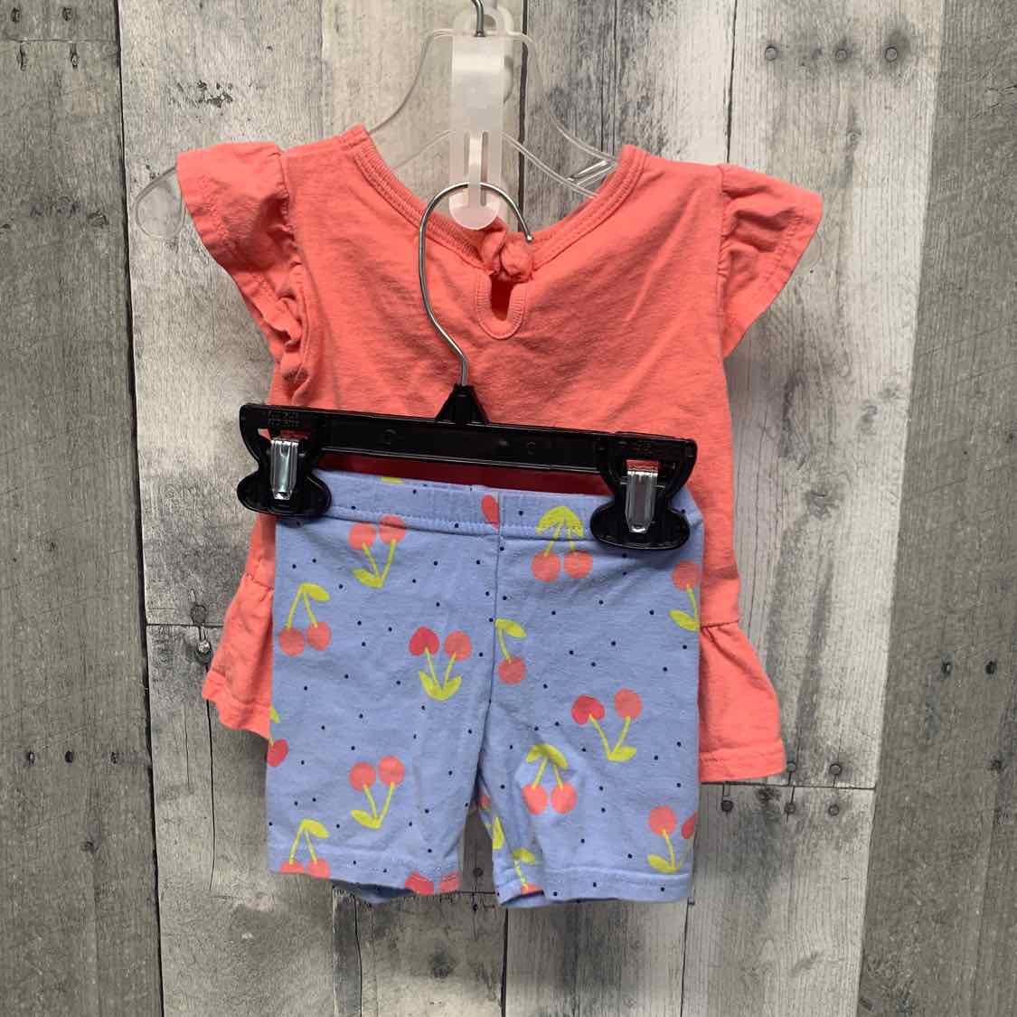 Size 9 Months Pink/Blue Carter's Shirt/Shorts