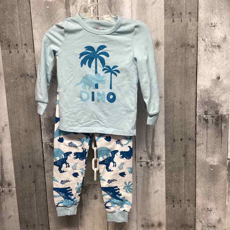 Size 2T White/Blue B Brand 2pc PJs