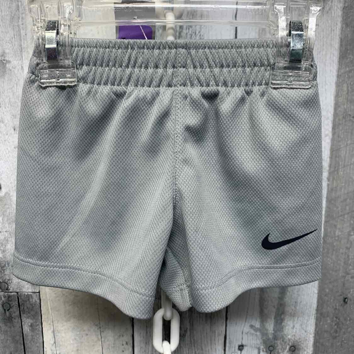 Size 6 Months Gray/Black Sport Brand Shorts - Athletic