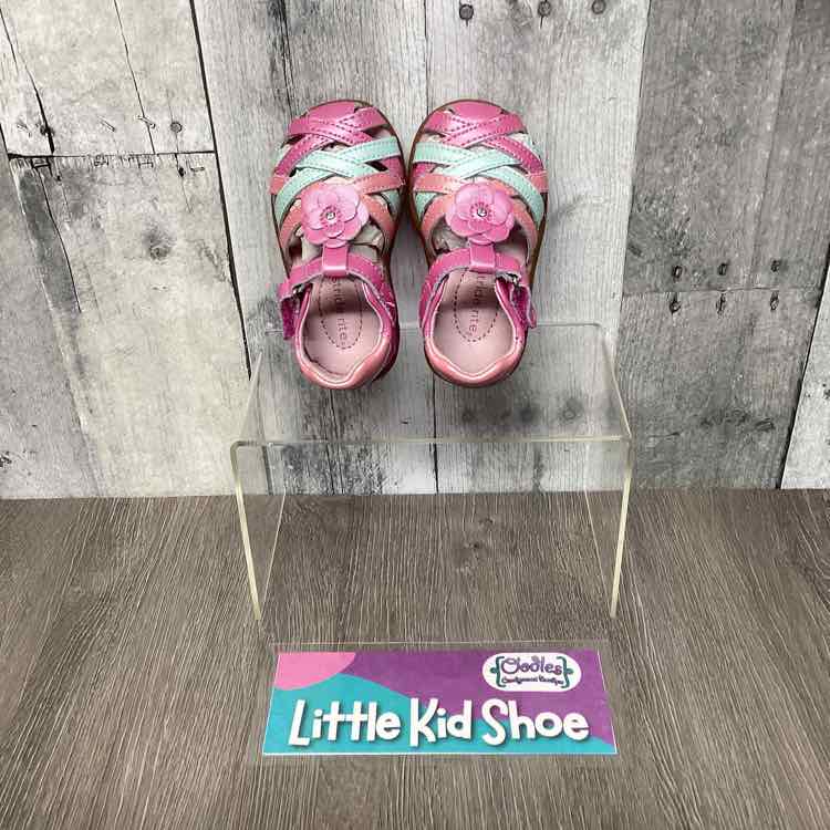 Size 4 Pink/Blue Stride Rite Sandals