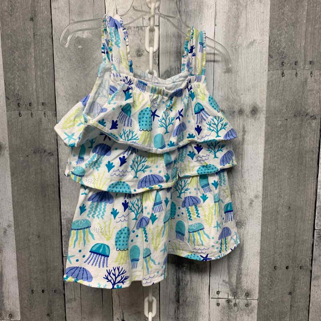 Size 5T White/Blue Gymboree Tank Top