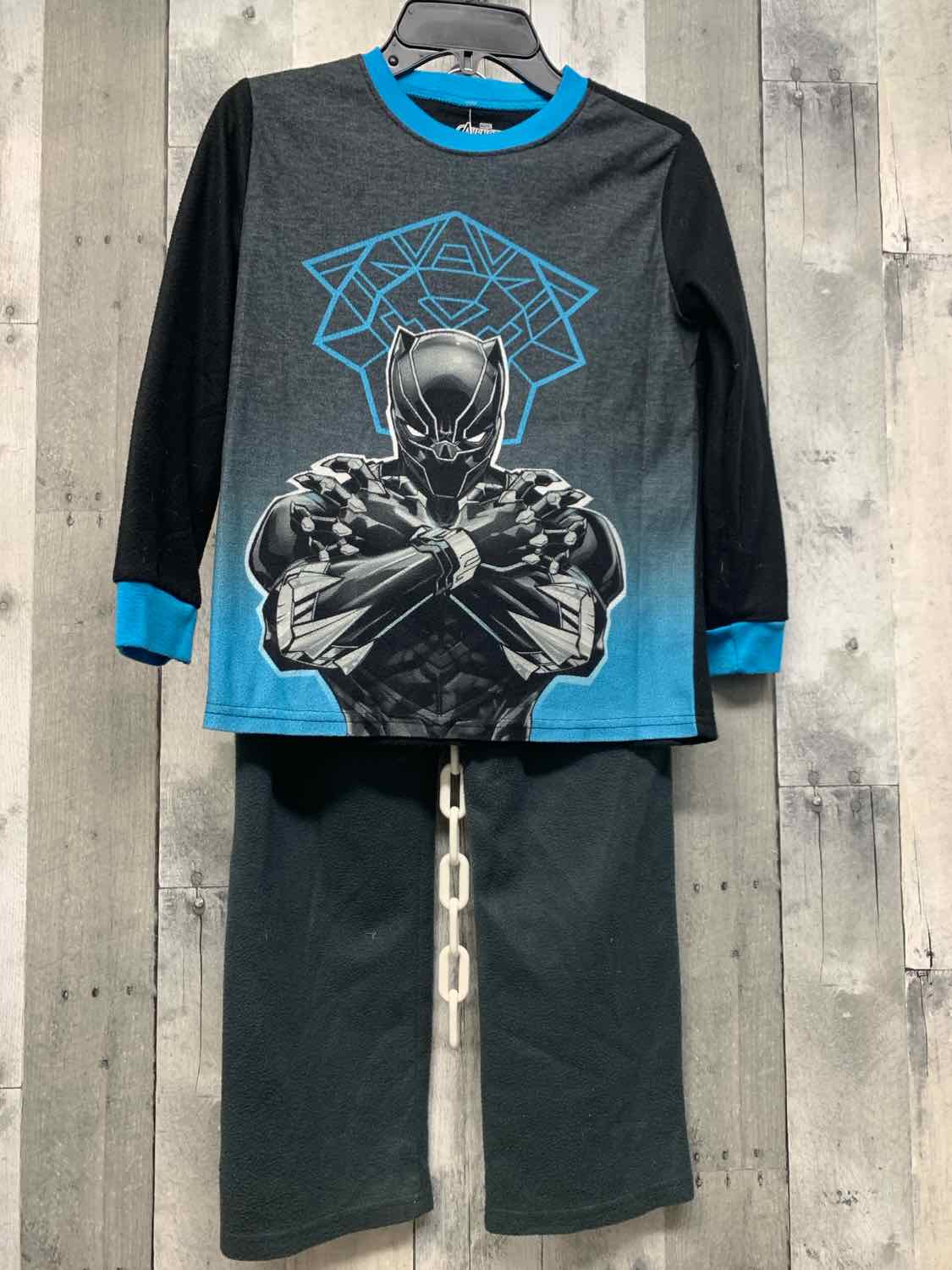Size 8 Black/Blue Marvel 2pc PJs