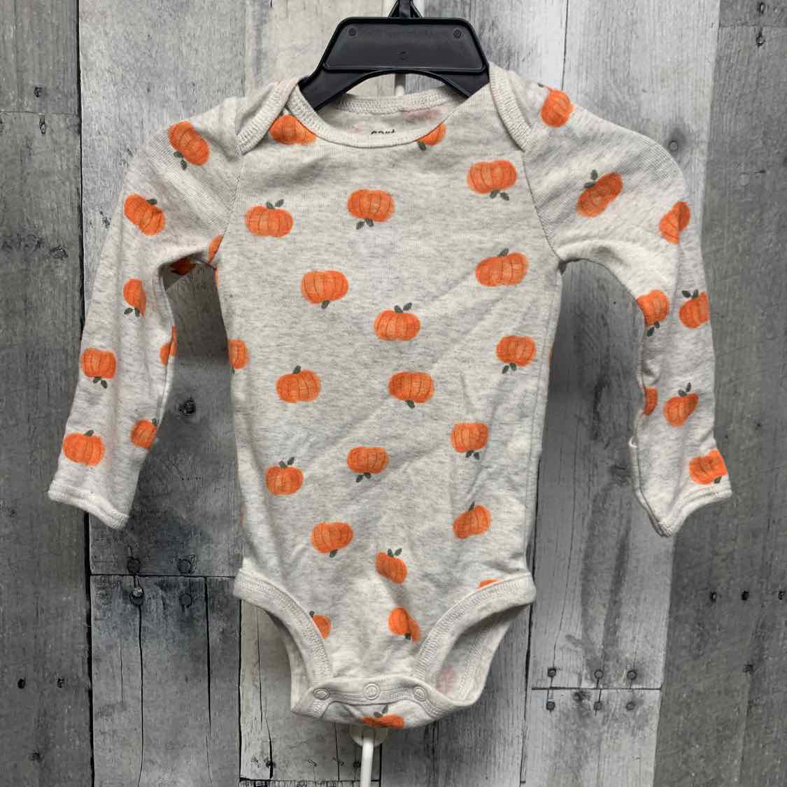 Size 3 Months Gray/Orange Just One You Bodysuit