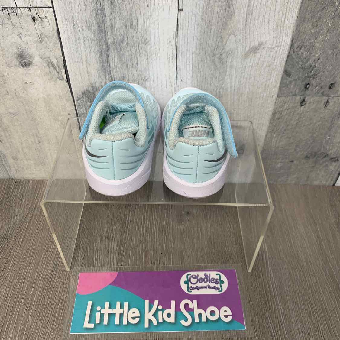Size 2 Blue/White Sport Brand Sneakers