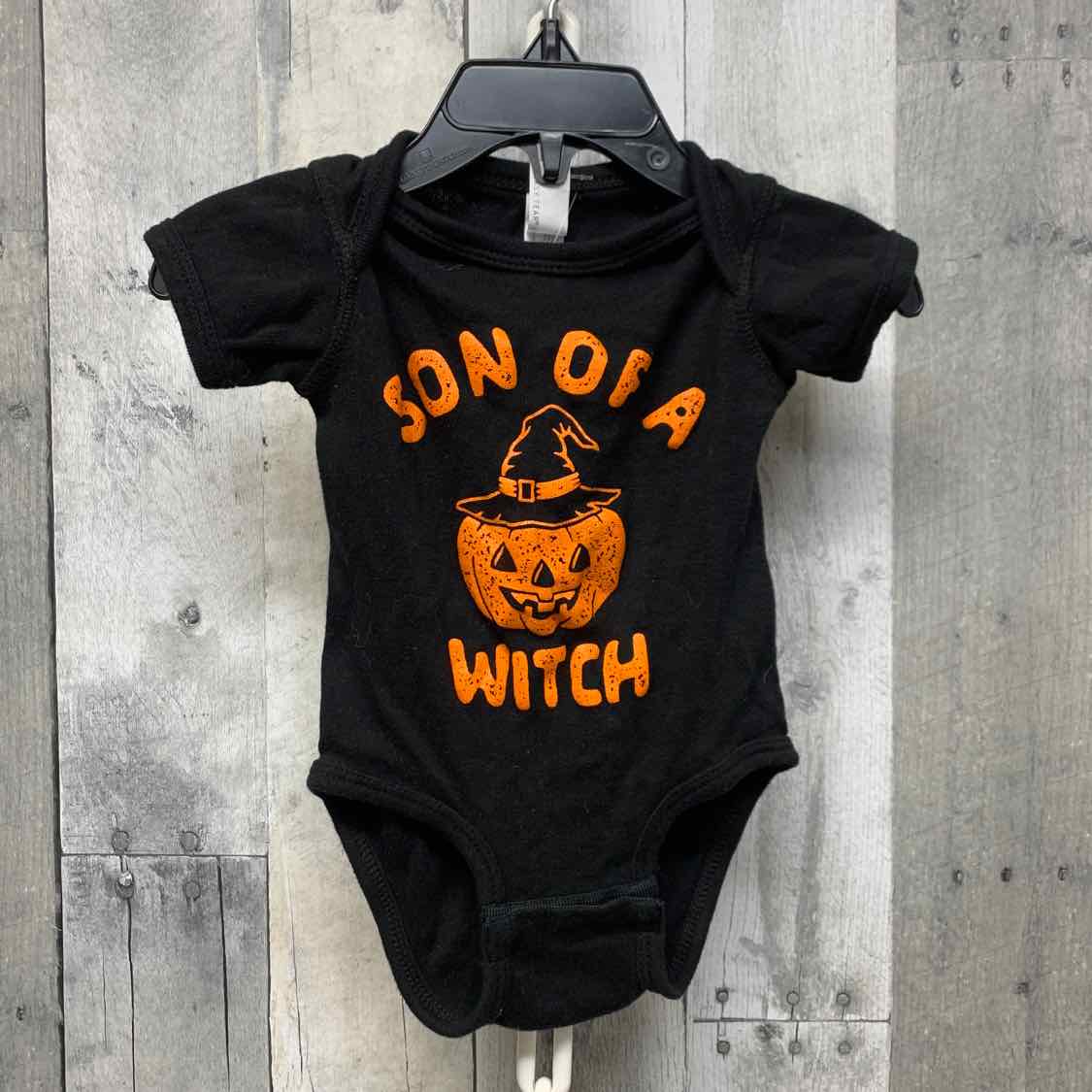Size 6 Months Black Graphic B Brand Bodysuit
