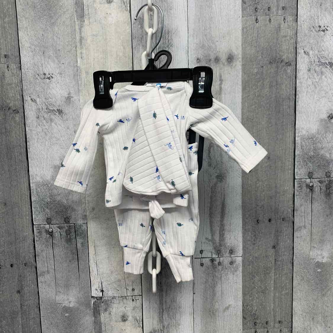 Size Preemie White/Blue Child of Mine Shirt/Pants