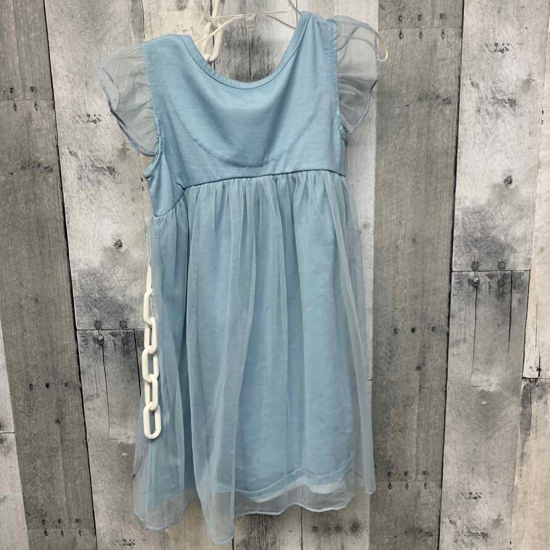 Size 4 Blue Graphic Disney Collection Dress