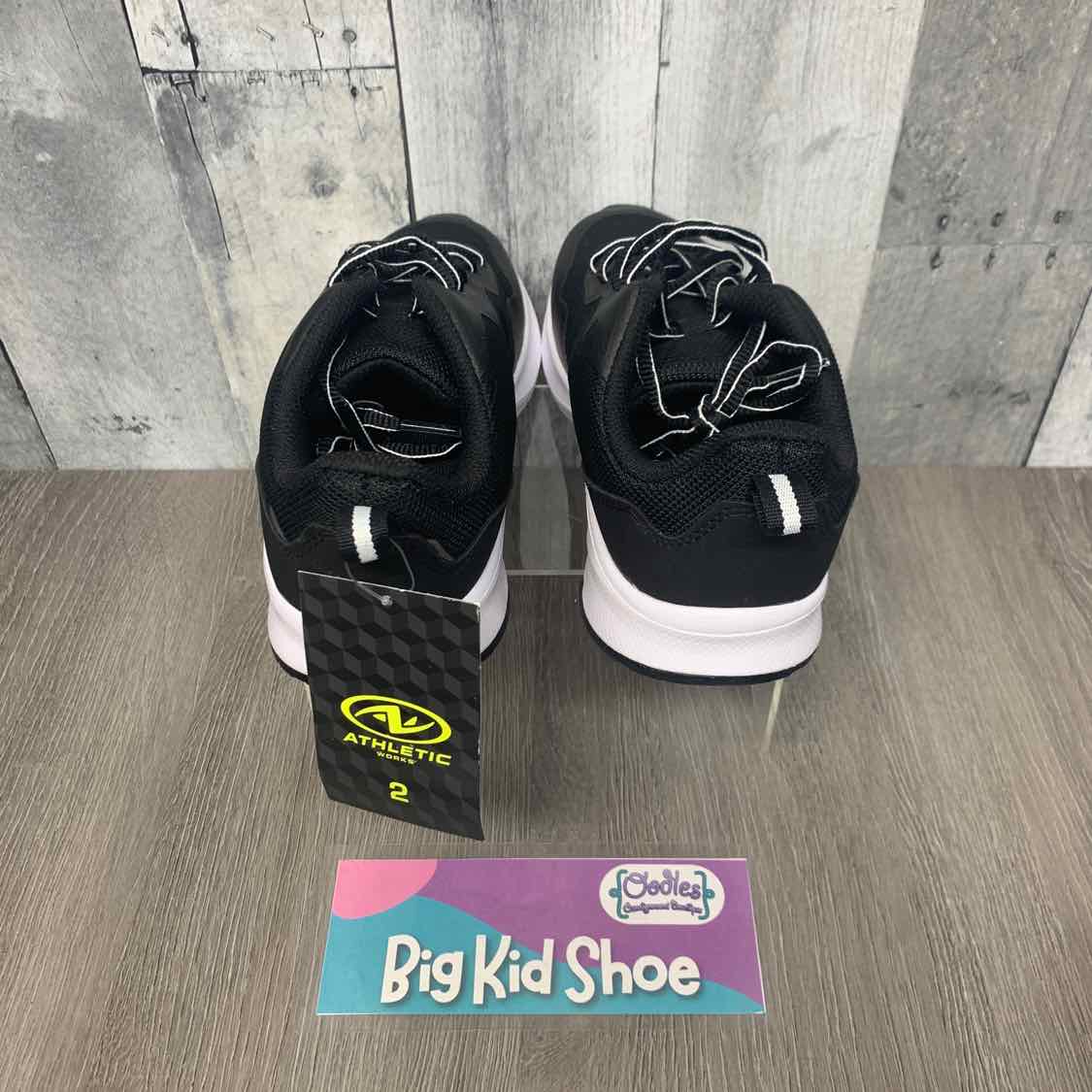 Size 2 Black Athletic Works Sneakers