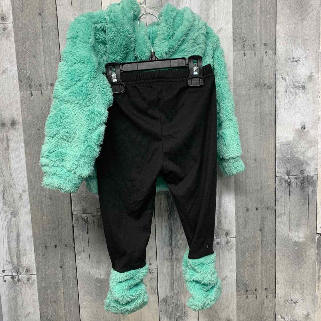 Size 2/3 Teal/Black Mid Brand Jacket/Pants
