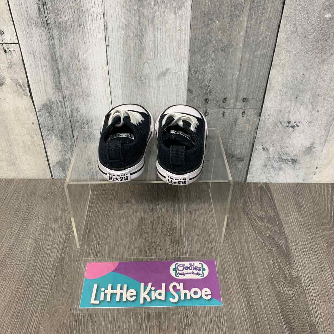 Size 3 Black/White Converse Sneakers