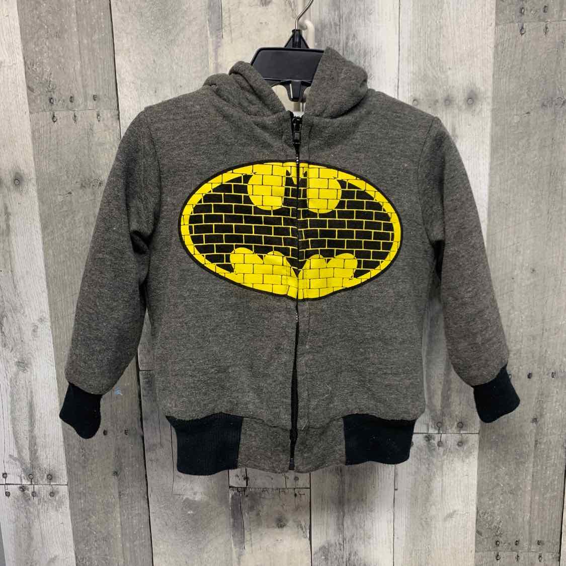 Size 3T Gray Batman Heavy Jacket