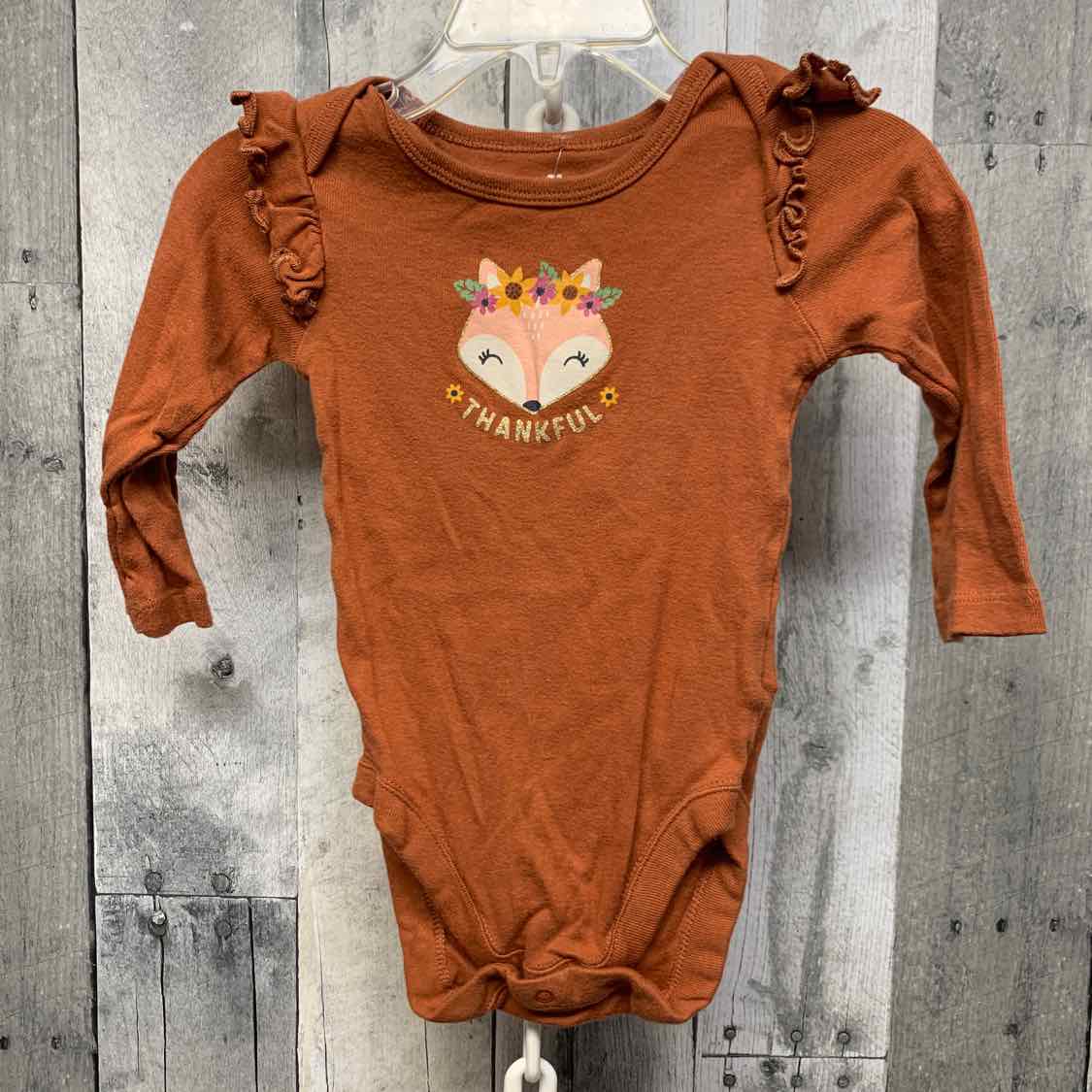Size 9-12 Months Brown B Brand Bodysuit