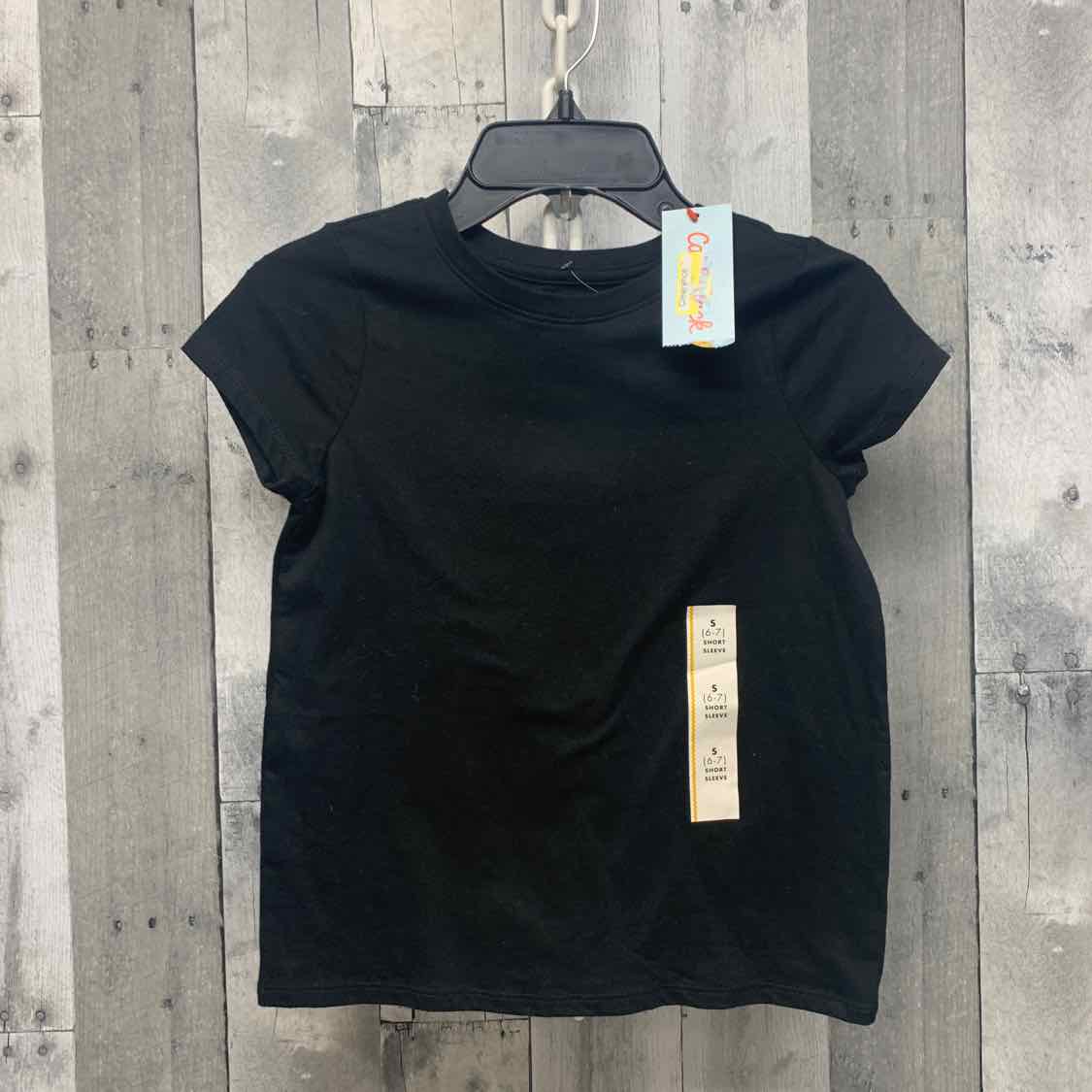 Size 6/7 Black Cat & Jack T Shirt